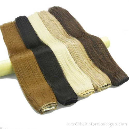 Straight 55Cm single color 5 clips in synthetic hair extension 100g-120g 5pcs/lot